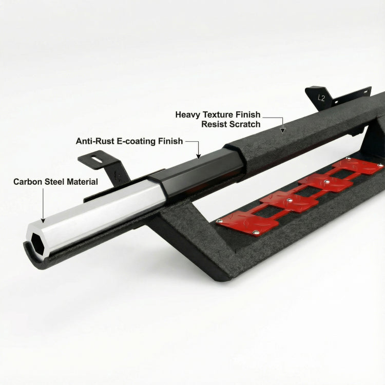 Two Color 6 Running Boards For 2020 2026 Jeep Gladiator Jt 4 Door,Side Steps