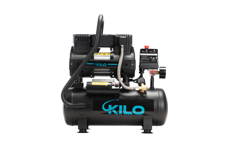 2 Gallon Oil Free Air Compressor, 1.0Hp, Max.100 Psi Pressure, 65Db Ultra Quiet Compressor For Auto Repair, Tire Inflation, Spray Painting, Woodwork Nailing