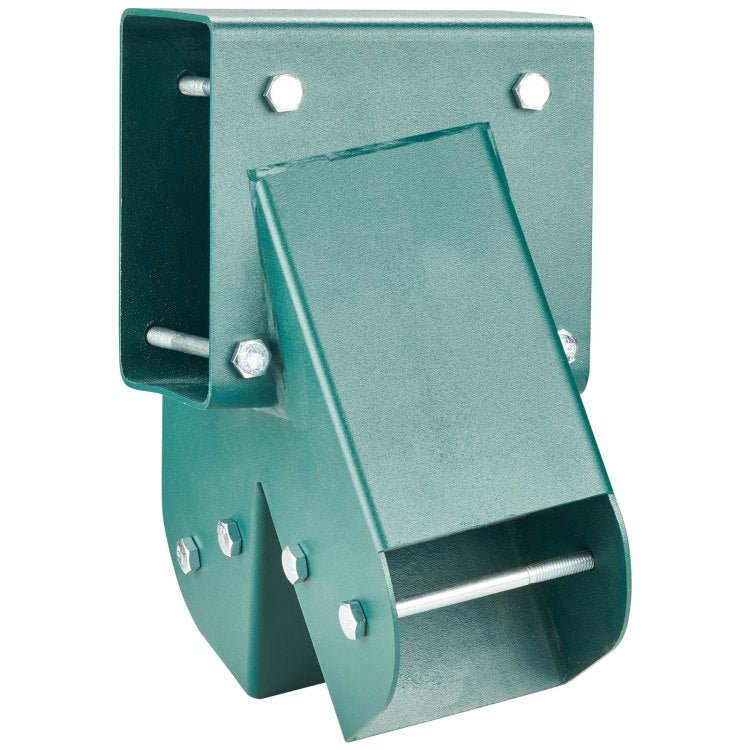 A Frame Middle Swing Set Brackets, Heavy Duty Carbon Steel Swing Set Hardware With Mounting Hardware, Diy Swing Set Bracket Swing Set Kit For 4X4 Legs & 4X6 Beam, Green 2 Pcs