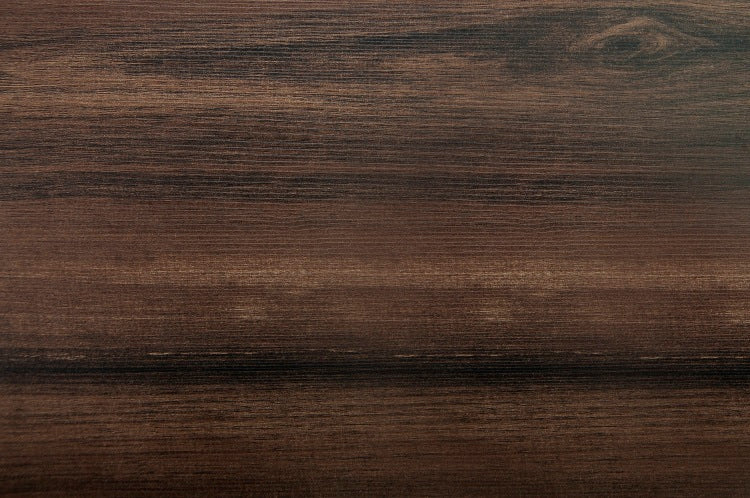 Contemporary Walnut Finish 1Pc Dining Table Only Solid Wood Rectangle Table Melamine Mdf Dining Room Furniture