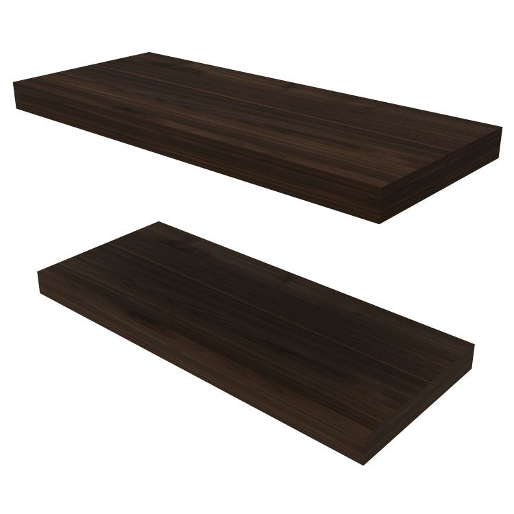 Ecco 31.5" Wide Floating Shelves Set Of 2, Shelves For Wall Decor For Bedroom, Bathroom Storage Shelves, Book Shelves For Living Room