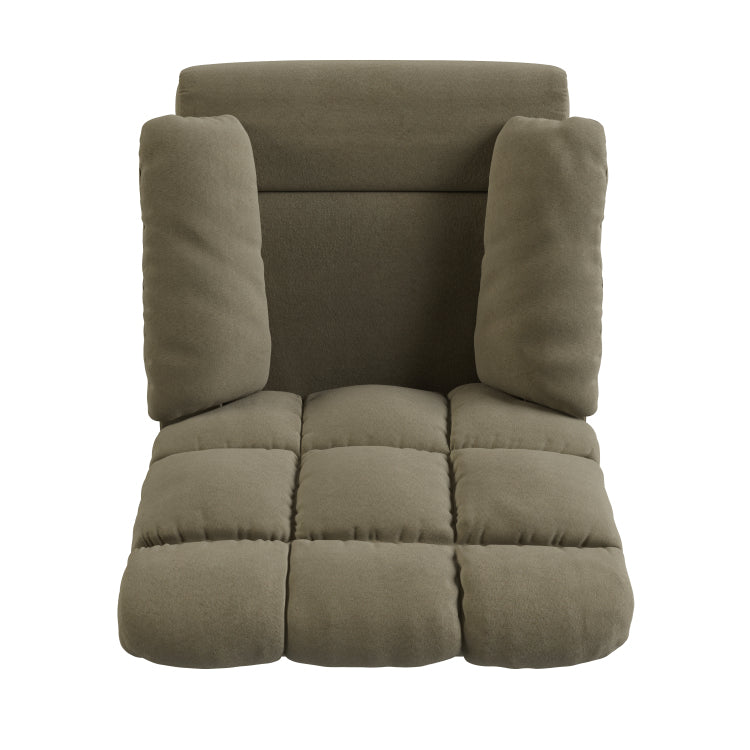 The Granada Recliner In Sage Gray