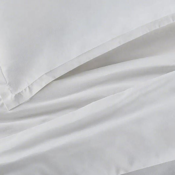 Serta Simply Clean Pleated Duvet Cover White Twin