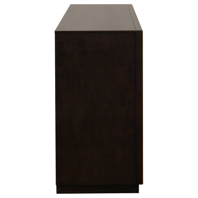 Prescott Smoked Peppercorn 8 Drawers Dresser