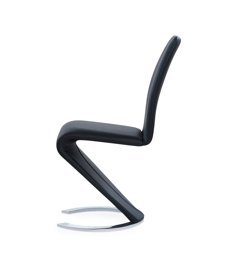 Marcus Horseshoe Black Dining Chairs Kit Of 2