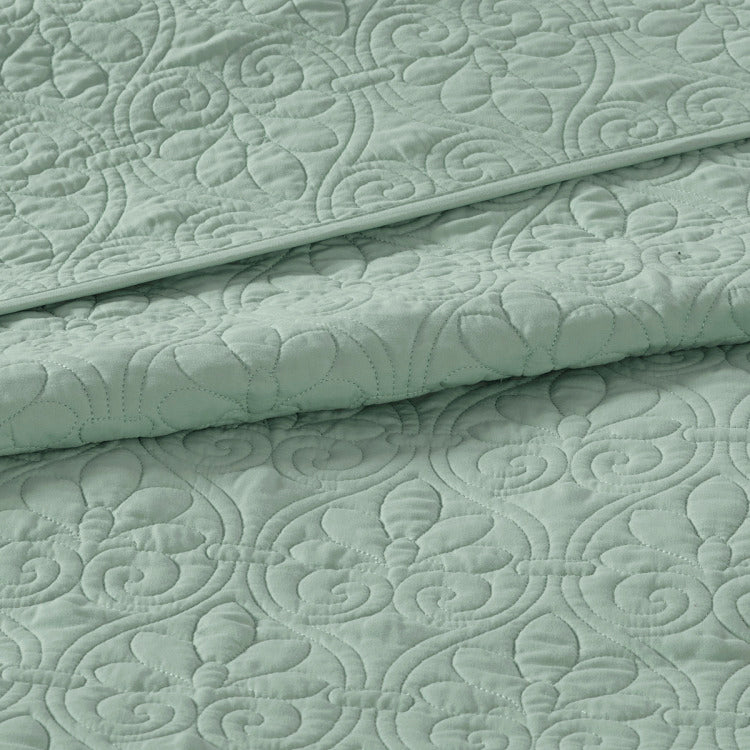 Reversible Bedspread Set Seafoam King