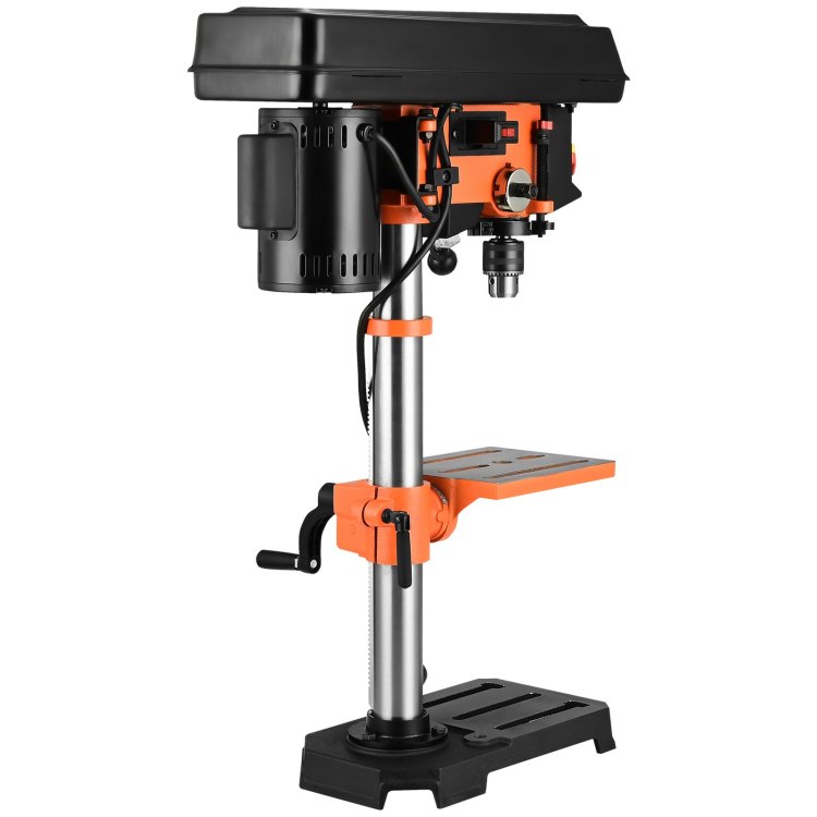 10'' 5 Speed Benchtop Drill Press Cast Iron Drill Press 3.2A 610 2800Rpm