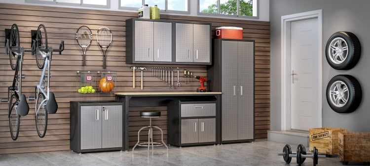 Garage Table In Dark Gray