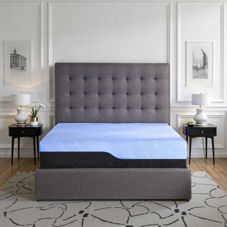 Refresh 12 Inch Hybrid Cooling Gelcare Memory Foam And Coil Adult Mattress, Full Size