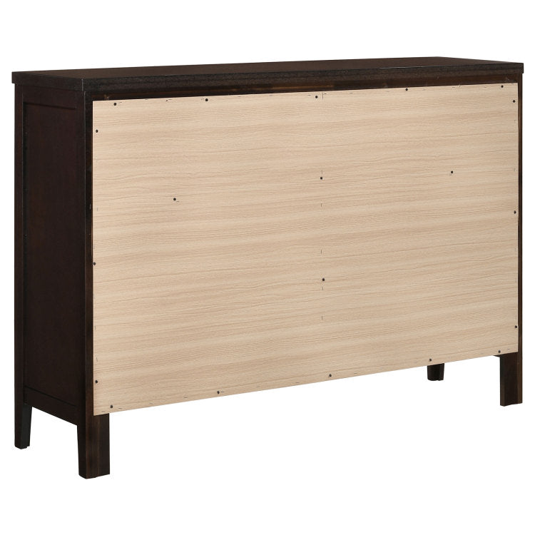 Wedgewood Cappuccino 6 Drawers Dresser