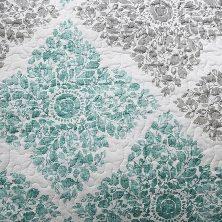 6 Piece Reversible Daybed Cover Set Aqua Daybed