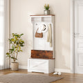 Wardrobe, Home Wardrobe, Bedroom Storage, Minimalist Coat Rack, Vintage White