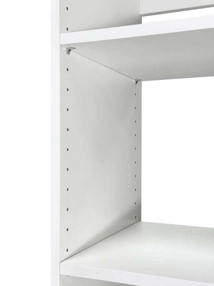 Prosper White Freestanding Walk In Wood Closet System
