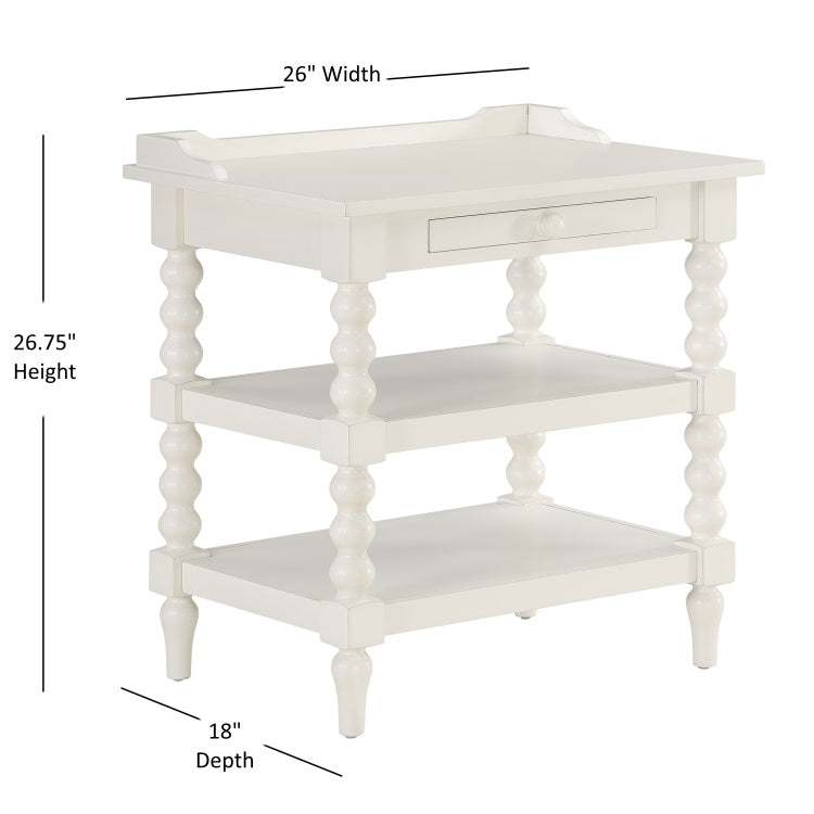 Aria Antique White Nightstand