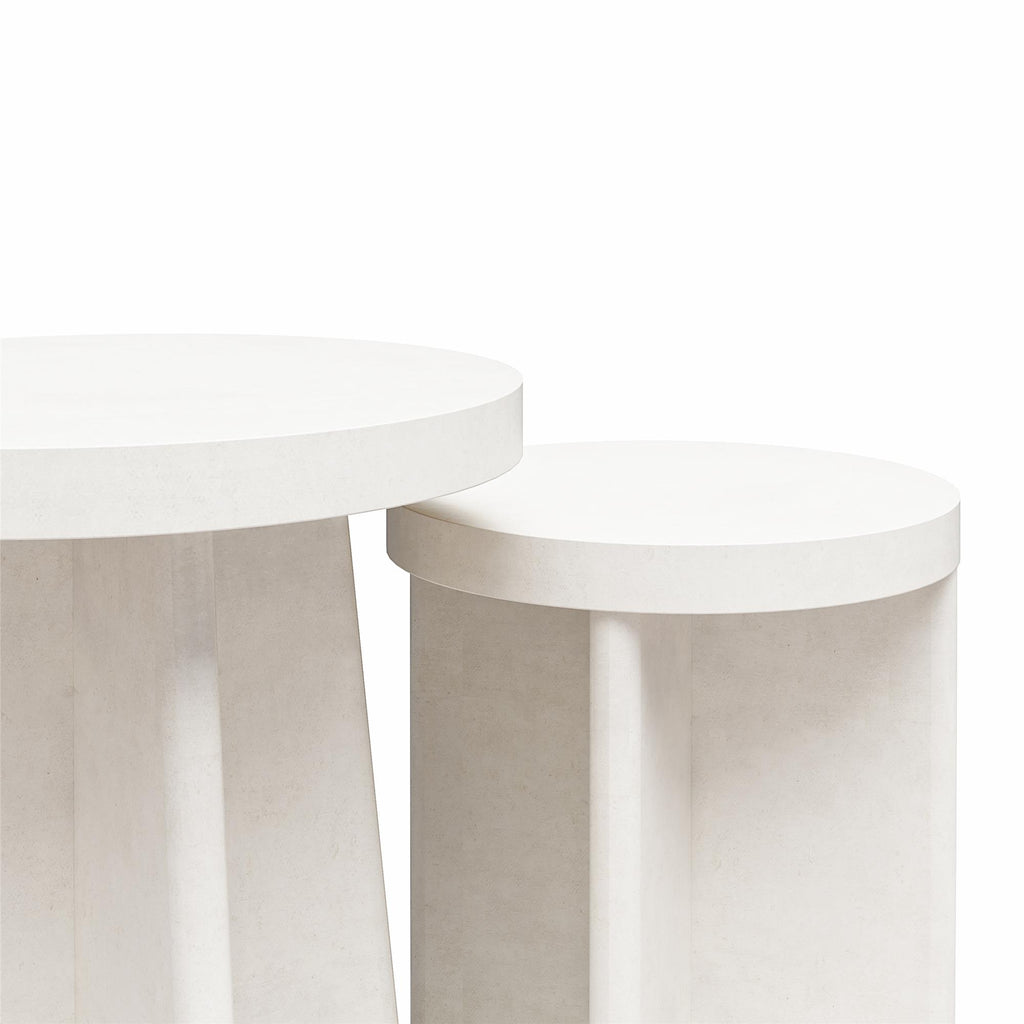 Liam Round End Tables, Set Of 2