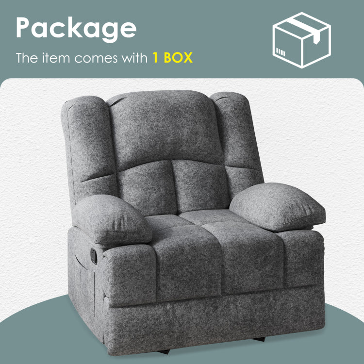 Oversized Rocking Rocker Recliner Chair For Living Room Adults