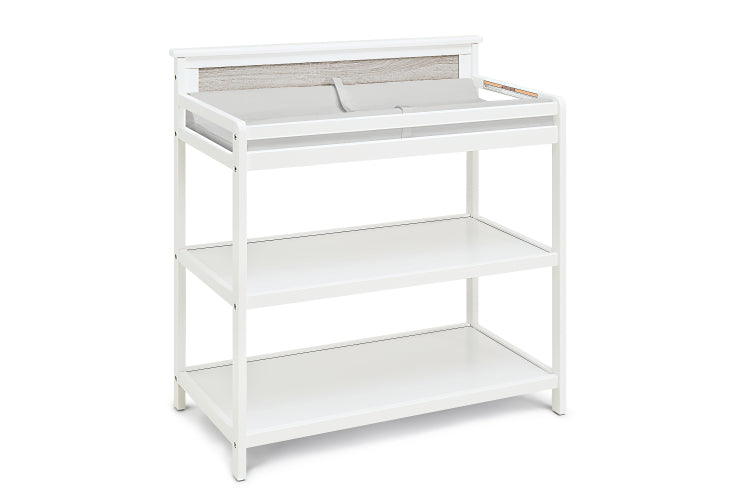 Connelly Changing Table White Rockport Gray