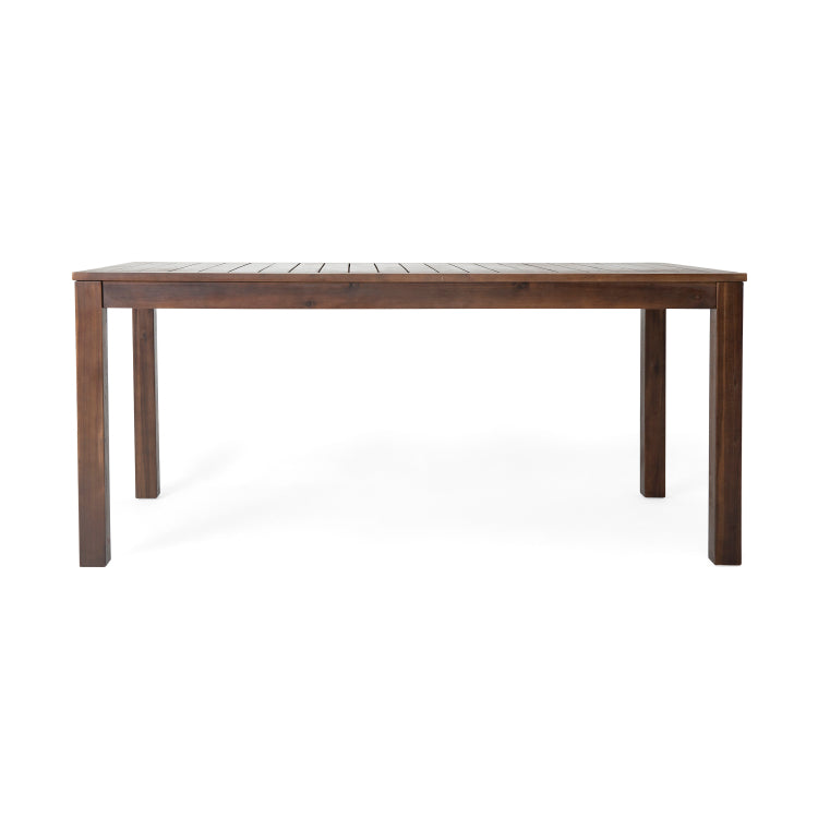 MANILA 69'' TABLE dark brown - garden & outdoor - wood