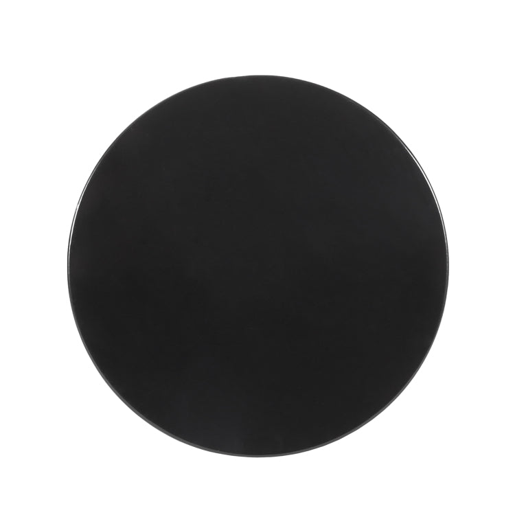 Outdoor Delight Powder Coated Iron End Table, Set Of 2, Black