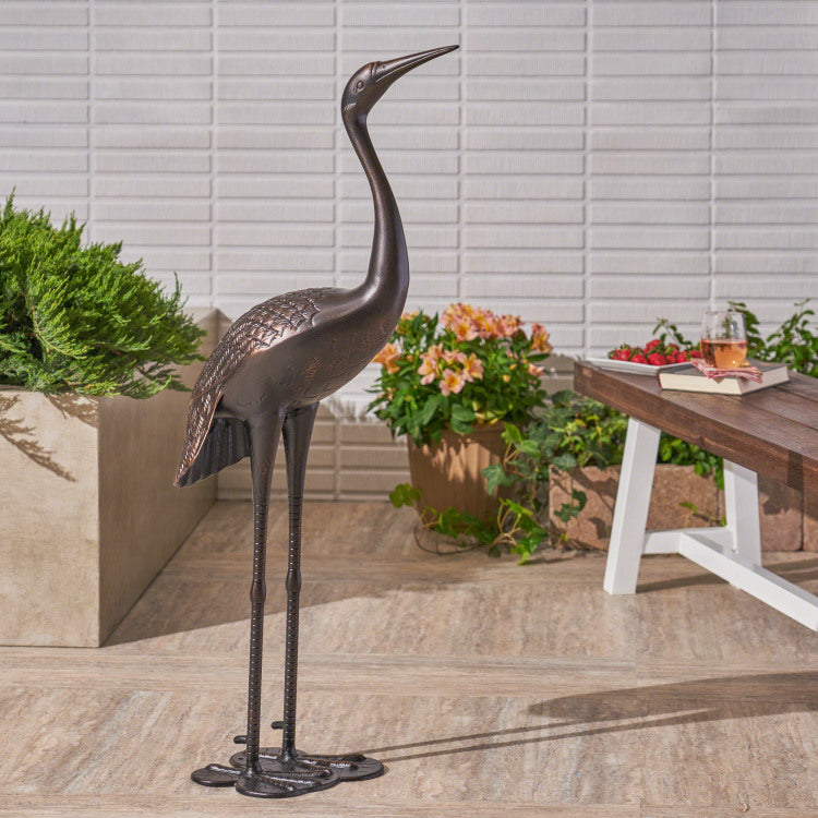 Sunny Outdoor 43 Inch Aluminum Crane, Shiny Copper No Assembly Required