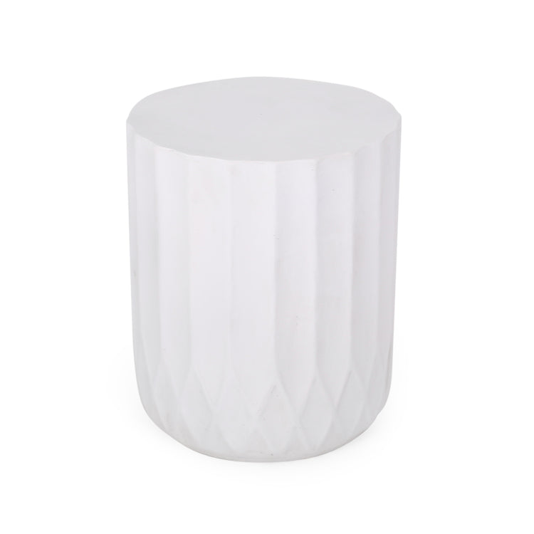 Round Outdoor Side Table , 15'' In. W 15'' In. D,End Table